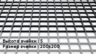 Георешетка 5 Ячейка: 200х200